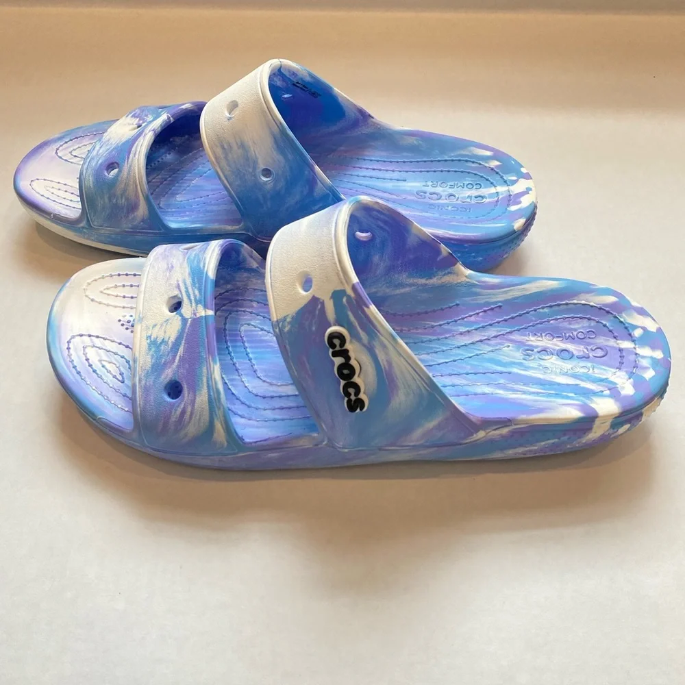 Crocs Classic Marbled Slide‎ Sandals